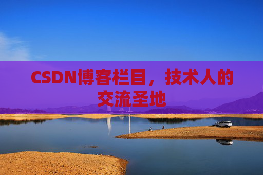 CSDN博客栏目，技术人的交流圣地